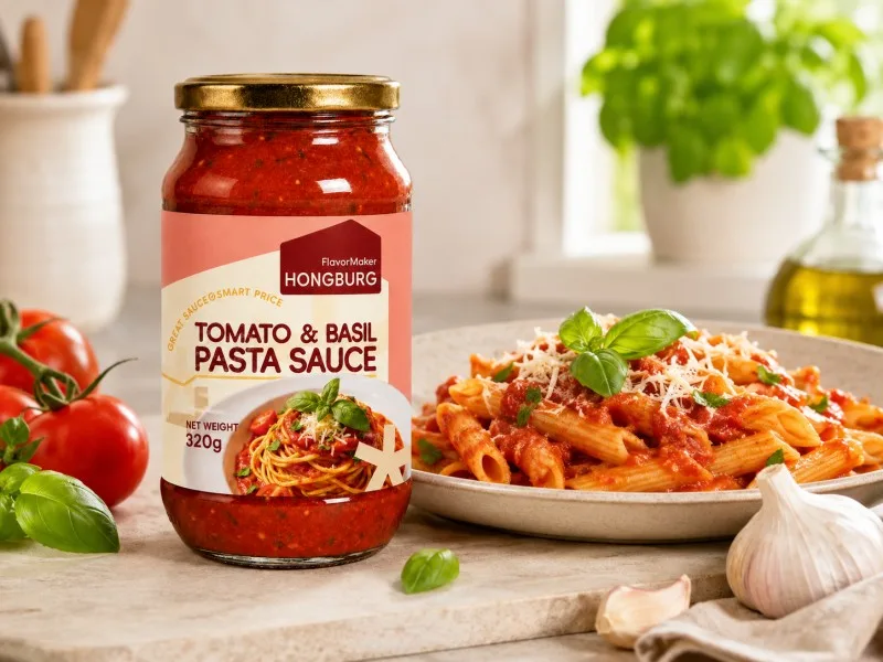 Klasyczny sos pomidorowy Marinara do dań makaronowych