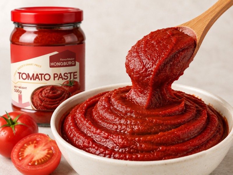 Pasta pomidorowa o wysokiej lepkości na gorąco