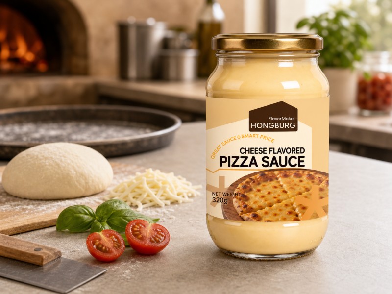 Gęsty kremowy sos do pizzy o smaku serowym