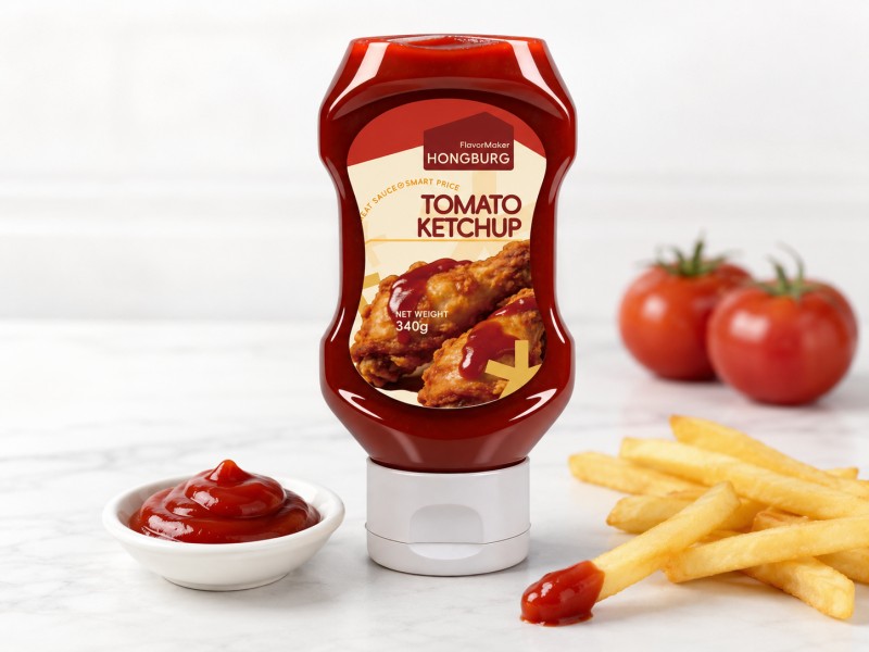 Gęsty, słodki i pikantny ketchup pomidorowy
